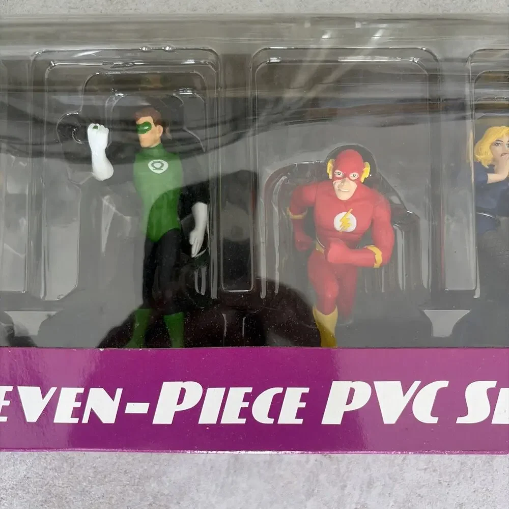7-Figure PVC Set Justice League Of America Silver Age 2001 DC Direct NEW